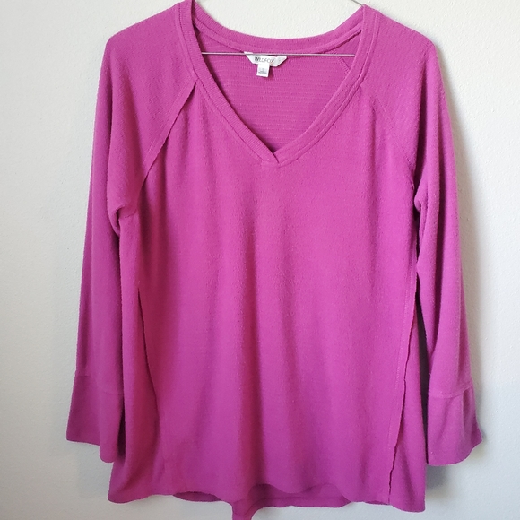 Wildfox Haley Brushed V-Neck Pullover - Picture 4 of 8